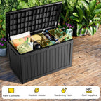 DRATO 280 Gallon Deck Boxes Outdoor Waterproof, Lockable Outdoor Storage Box - Image 4
