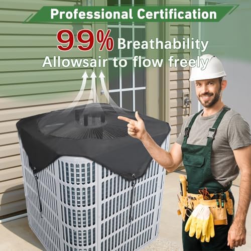 Central Air Conditioner Cover for Outside Winter, 32x32in Universal Air - Image 2