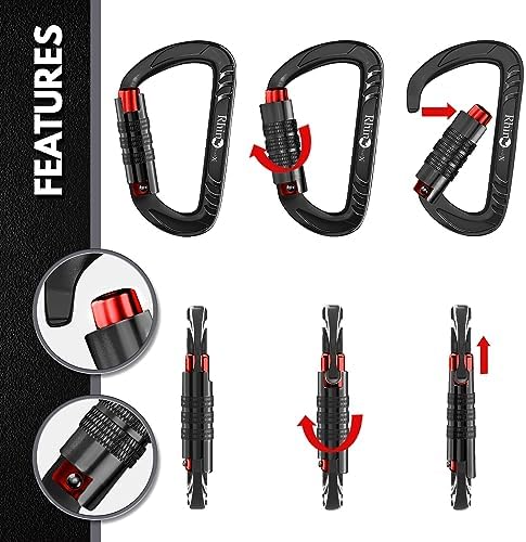 Rhino Produxs 12kN Heavy Duty Carabiner Clips - Image 4