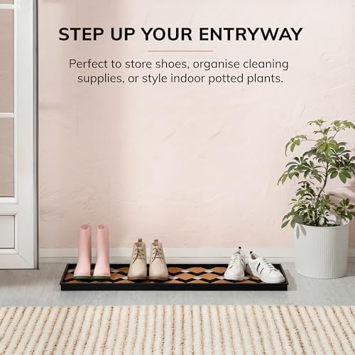 Anji Mountain Heavy Duty Waterproof Rubber Shoe Storage Mat Organizer/Boot - Image 2