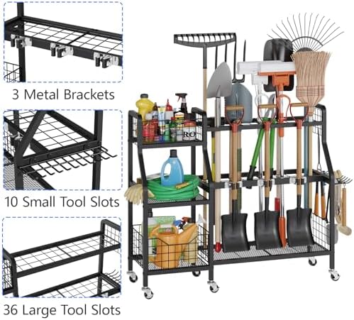 keomaisyto Heavy-Duty Garden Tool Organizer - Image 7