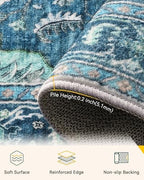 RELEANY Washable Area Rug, Runner 2'x6' - Image 4
