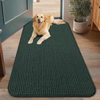Smiry Dog Door Mat for Muddy Paws 48x30, Absorbent Low-Profile Doormats by Smiry
