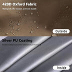 Cooler Cart Cover for 80-100 Qt Patio Rolling Ice Cart - Image 3