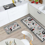 Welcome Farmhouse Chicken Kitchen Rugs Set of 2 - Image 2