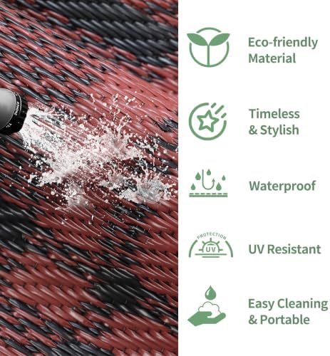 GENIMO Outdoor Rug 3'x5' Waterproof - Image 6