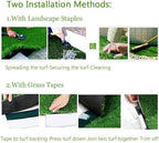 Artificial Grass Rug 8FTx8FT Synthetic Grass Turf Rug Indoor Outdoor Garden - Image 5