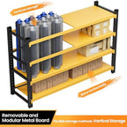 60” Wide Heavy Duty Metal Garage Shelving, Adjustable Storage Shelf - Image 6
