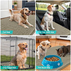 OLANLY Dog Door Mat for Muddy Paws 54x32, Super Absorbent Chenille Mud Mat - Image 7