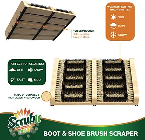 SCRUBIT Boot Scrubber Shoe Brush – Outdoor Boot Brush - Image 3
