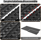 24"x12" Plastic Interlocking Deck Tiles, 24 Pack Patio Flooring Waterproof - Image 4