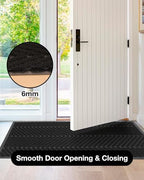 4′ x 10′ Heavy Duty Front Door Mat Indoor Outdoor Entrance, Easy Clean - Image 4