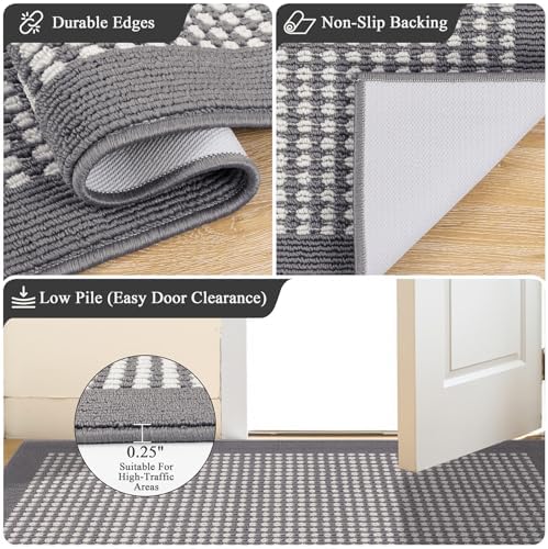 Ileading Indoor Door Mat, Absorbent Muddy Mats - Image 5