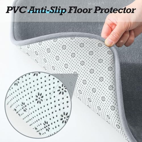 HUXMEYSON Bathroom Rugs Sets 3 Piece, Non-Slip & Quick Dry Bath Mat Set - Image 5