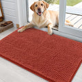 OLANLY Dog Door Mat for Muddy Paws 35x24, Super Absorbent Chenille Mud Mat by OLANLY