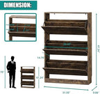 Xixini Shoe Storage Cabinet for Entryway - Image 2