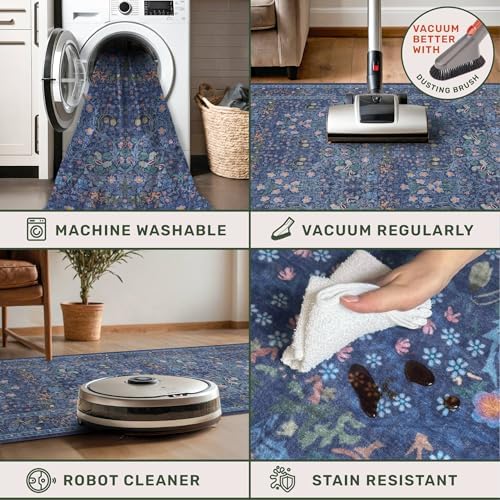 Washable Dining Room Rugs for Under Table - Image 4