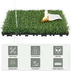 Yaheetech Artificial Grass Turf Tiles 12" x 12" - Image 5