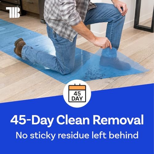 TapeManBlue Floor Protection Film, Made in USA, Painting and Construction - Image 4