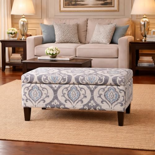 HomePop 36" Storage Ottoman Bench - Image 4