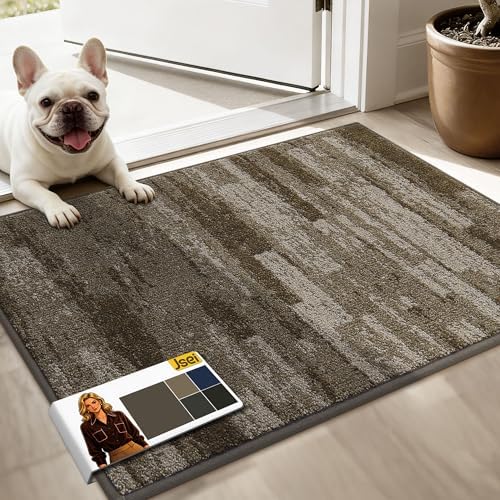 JSEI Dirt Trapper Door Mat 20"x32", Non-Slip Doormat by JSEI