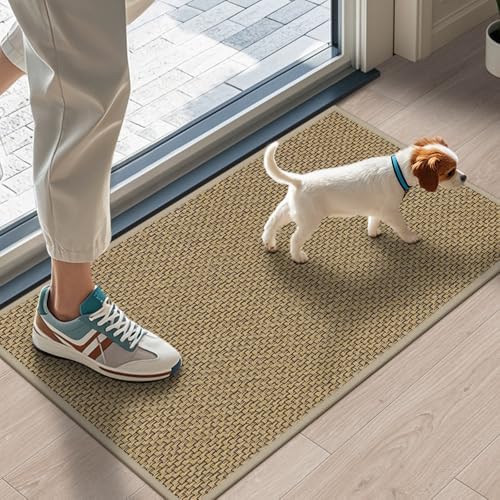LEKEEPGO Front Door Mat 17"x29", Indoor Non Slip Washable Entry Mat by LEKEEPGO