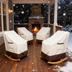 Rocking Chair Cover 4 Pack 600D Heavy Duty Waterproof - Image 5