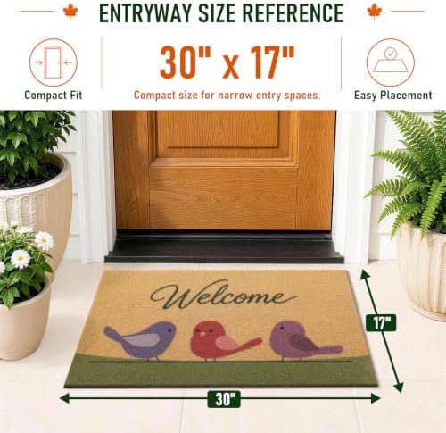 OLANLY Front Door Mat 30x17, Low Profile Doormat - Image 2