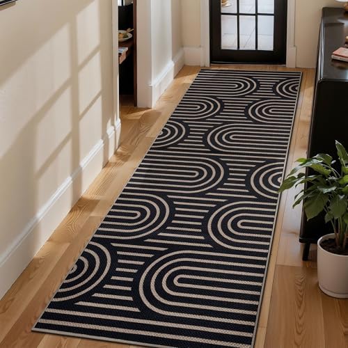 Tangsoo Easy Jute 2.6x8 Rug for Hallway, Washable Non-Slip Indoor Runner Rug by Tangsoo