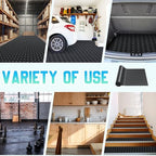 Breling 16 in x 32.8 ft Rubber Flooring Rolls Mats, Heavy Duty Diamond Plate - Image 6