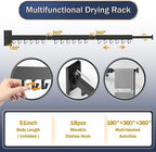 ZdwCyl Clothes Drying Rack Wall Mounted, Laundry Rack Wall Wount, Drying Rack - Image 5