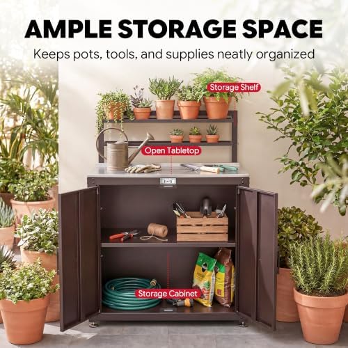 Feasto Outdoor Potting Bench Table - Image 5