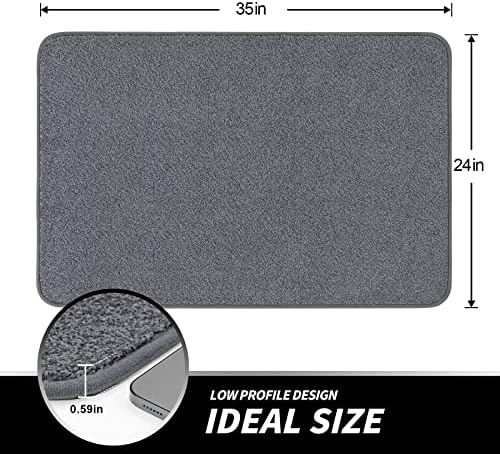 LINLA Indoor Doormat, Absorbs Mud Mat - Image 2