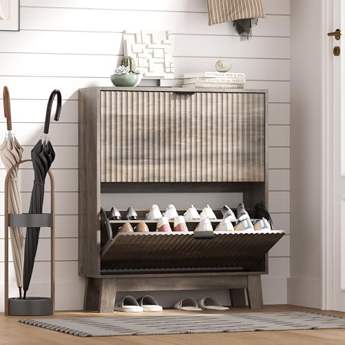HUANLEGO Shoe Cabinet Storage for Entryway by HUANLEGO