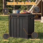 Outdoor Storage Box, 70 Gallon Waterproof Resin Patio Deck Box - Image 3