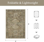 GENIMO 4x6 Outdoor Rug, Washable - Image 2