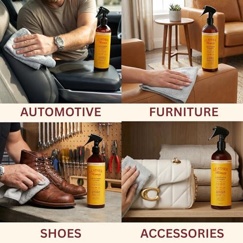 Leather Honey Leather Cleaner — Non-Toxic UV Protection, Made in the USA - Image 2