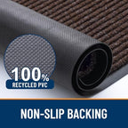 OLANLY 2-Pack Front Door Mats 33x21, Waterproof Heavy-Duty Doormats - Image 3