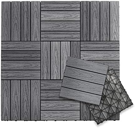 NewTechWood UltraShield Naturale 1 ft. x 1 ft. Composite Deck Tiles by NewTechWood