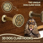 MTERSN Acacia Wood Dog Leash Holder - Image 5