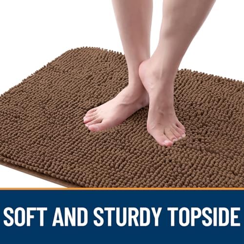OLANLY Dog Door Mat for Muddy Paws 54x24, Super Absorbent Chenille Mud Mat - Image 4