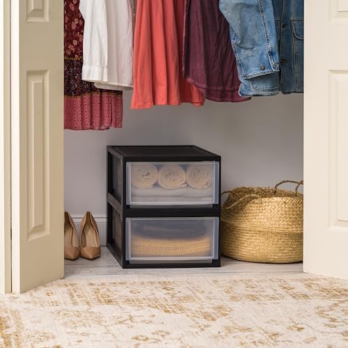 IRIS USA 2-Pack 30 Qt. Stacking Drawer Organizer - Image 2