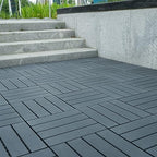 Plastic Interlocking Deck Tiles, 44 Pack Patio Deck Tiles, Patio Floor Decking - Image 7