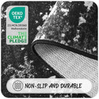 Black Washable Rug 6x9 Area Rugs - Image 5