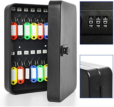 28 Steel Key Cabinet Wall Mount Key Box - Image 5
