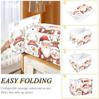 Bolaz Storage Bins with Lids and Handles, Christmas Snowman Storage Box Storage - Image 4