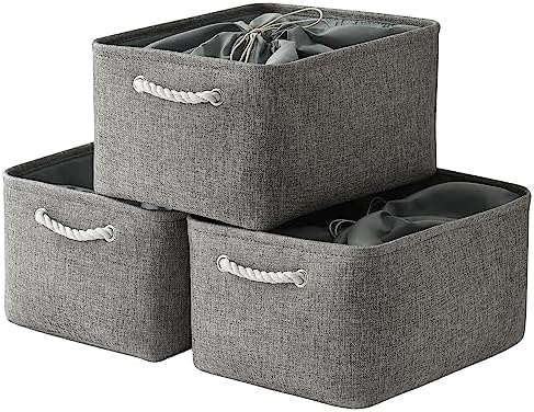 TheWarmHome Fabric Storage Bins Baskets by TheWarmHome
