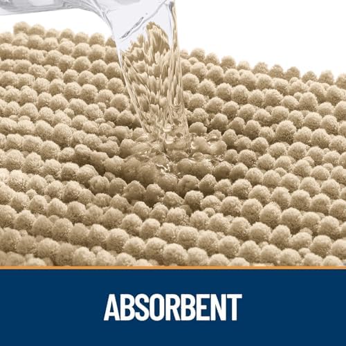OLANLY Dog Door Mat for Muddy Paws 24x16, Extra Absorbent Chenille Mud Mat - Image 4