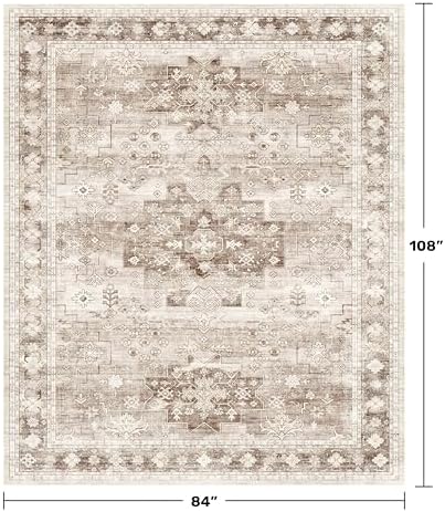 Boho 7x9 Area Rug for Living Room - Image 2