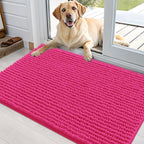 OLANLY Dog Door Mat for Muddy Paws 36x24, Extra Absorbent Chenille Mud Mat by OLANLY